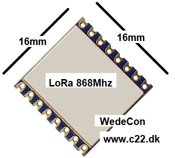 Kundetilpasset LoRa LoRAWAN SIGFOX module elektronik