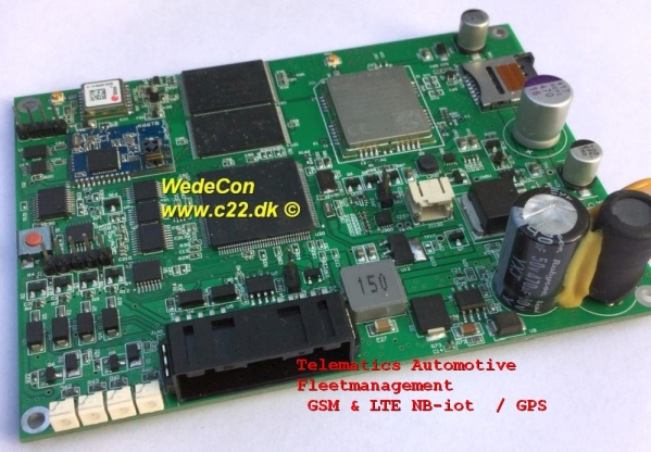 Telematics LinkitALL  Fleet management module kundetilpasset nb-iot udvikling