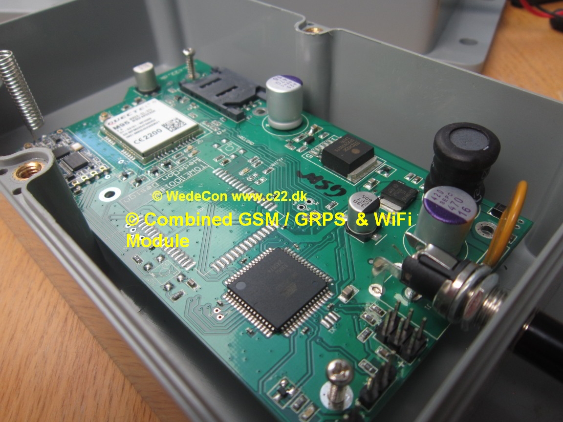 GSM SMS miThings ALARM wi-fi wifi KONTROL elektronikudvikling